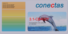 Druckkassette 3.1-CB402Y kompatibel mit HP CB402A / 642A