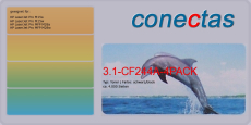 Toner 3.1-CF244A-4PACK [ 4er Pack  ] kompatibel mit HP CF244A / 44A