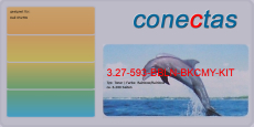 Toner 3.27-593-BBLN-BKCMY-KIT 4-farbig kompatibel mit Dell 593-BBLN / H3M8P / DPV4