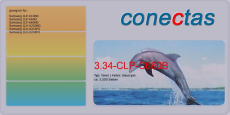 Toner 3.34-CLP-C660B kompatibel mit Samsung CLP-C660B