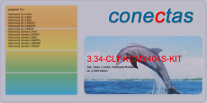 Toner 3.34-CLT-KCMY404S-KIT 4-farbig kompatibel mit Samsung CLT-K404S / SU100A