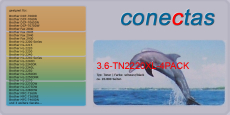 Toner 3.6-TN2220XL-4PACK [ 4er Pack  ] kompatibel mit Brother TN-2220