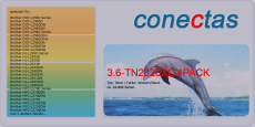 Toner 3.6-TN2320XL-4PACK [ 4er Pack  ] kompatibel mit Brother TN-2320