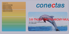 Toner 3.6-TN242-2BKTN246CMY-MULTI kompatibel mit Brother TN-246C / TN246