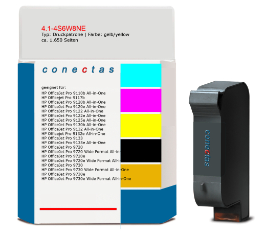 Druckpatrone 4.1-4S6W8NE kompatibel mit HP 4S6W8NE / 937e