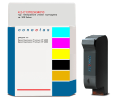 Tintenpatrone 4.2-C13T02H34010 kompatibel mit Epson C13T02H34010 / 202XL