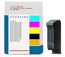 Tintenpatrone 4.2-C13T664340 kompatibel mit Epson C13T664340 / 664