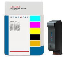 Tinte 4.3-GI-490C kompatibel mit Canon GI-490C / 0664C001