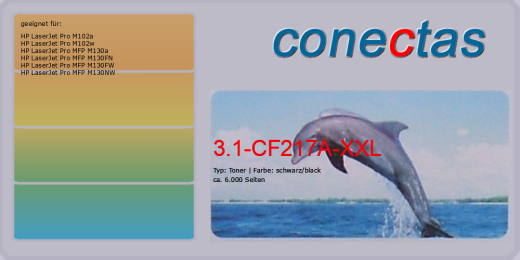 Toner 3.1-CF217A-XXL kompatibel mit HP CF217A / 17A