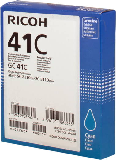 Ricoh 405762 [ 405762 / GC 41 ] Tinte