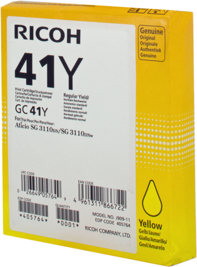 Ricoh 405764 [ 405764 / GC 41 ] Tinte