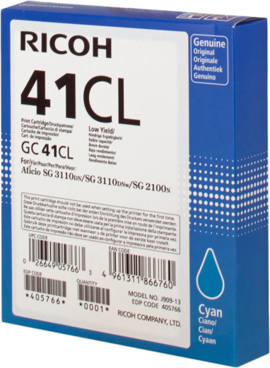 Ricoh 405766 [ 405766 / GC 41 cl ] Tinte