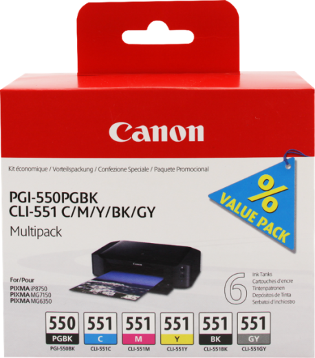 Canon 6496B005 [ 6496B005 / PGI-550 ] Tintenpatrone