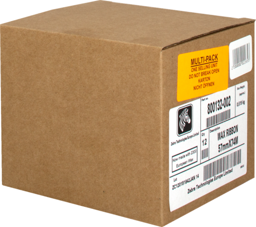 Zebra 800132-002-12PCK [ 80013200212PCK / 2300 WAX ] Farbband