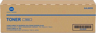 Konica Minolta AAJ6050 [ AAJ6050 / TN326K ] Toner