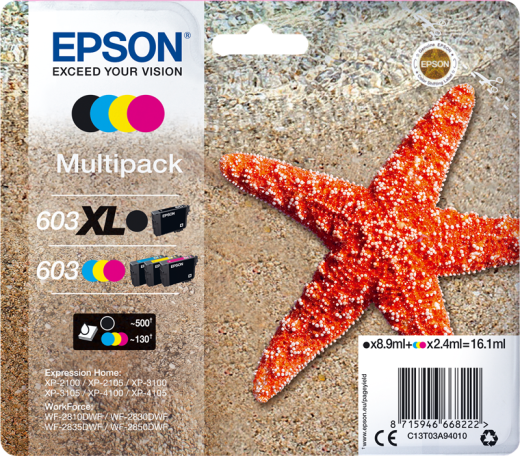 Epson C13T03A94010 [ C13T03A94010 / 603XL 603 ] Tintenpatrone