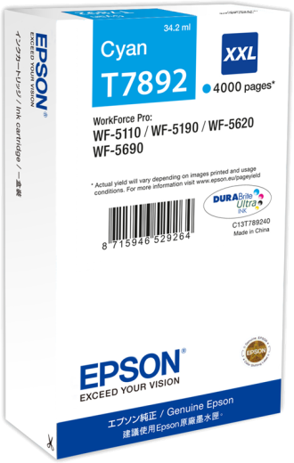 Epson C13T789240 [ C13T789240 / T7892 ] Tintenpatrone