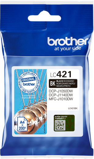 Brother LC421BK [ LC421BK / LC-421BK ] Tintenpatrone