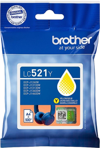 Brother LC521Y [ LC521Y / LC-521Y ] Druckpatrone
