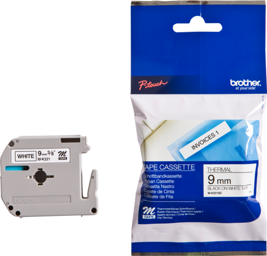 Brother M-K221BZ [ MK221BZ / M-K221 ] Schriftband