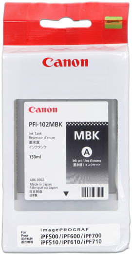 Canon PFI-102mbk [ PFI102mbk / 0894B001 ] Tinte
