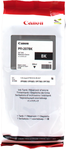 Canon PFI-207bk [ PFI207bk / 8789B001 ] Tintenpatrone