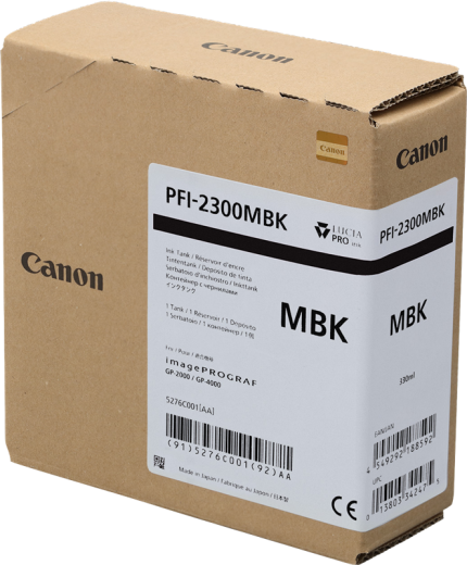 Canon PFI-2300mbk [ PFI2300mbk / 5276C001 ] Tintenpatrone