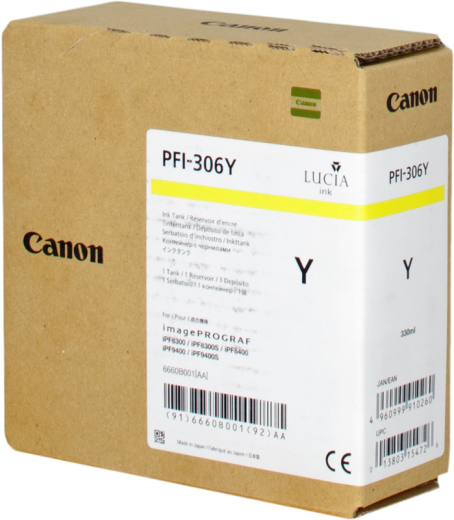 Canon PFI-306y [ PFI306y / 6660B001 ] Tintenpatrone