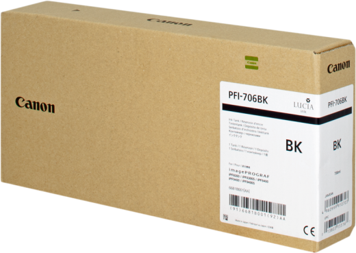 Canon PFI-706bk [ PFI706bk / 6681B001 ] Tintenpatrone