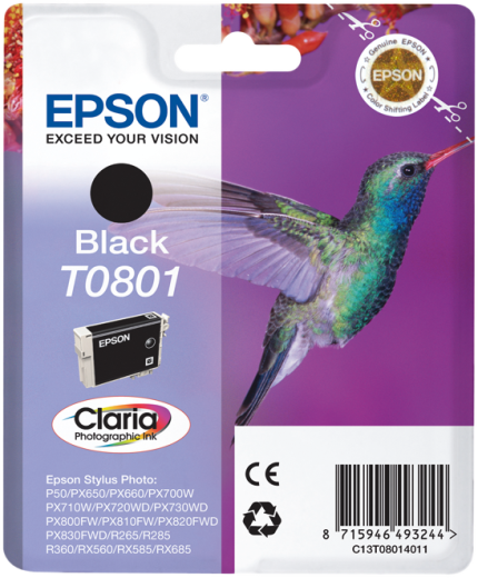 Epson T08014011 [ T08014011 / T0801 ] Tintenpatrone