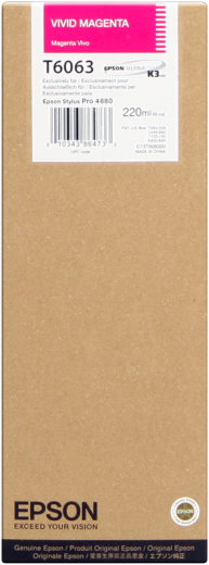 Epson T606300 [ T606300 / T6063 ] Tintenpatrone