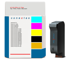Tinte 4.3-CLI-551c-1L-Tinte kompatibel mit Canon CLI-551c / 6509B001