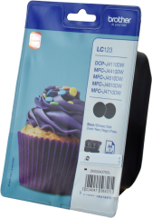 Brother LC-123BKBP2DR [ LC123BKBP2DR / LC-123 ] Tintenpatrone